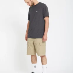 Strange Tripper Cargo 22" Short - KHAKI 14 Strange Tripper Cargo 22" Short - KHAKI -Volcom Store A0912502 KHA 3