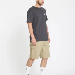 Strange Tripper Cargo 22" Short - KHAKI 15 Strange Tripper Cargo 22" Short - KHAKI -Volcom Store A0912502 KHA 4