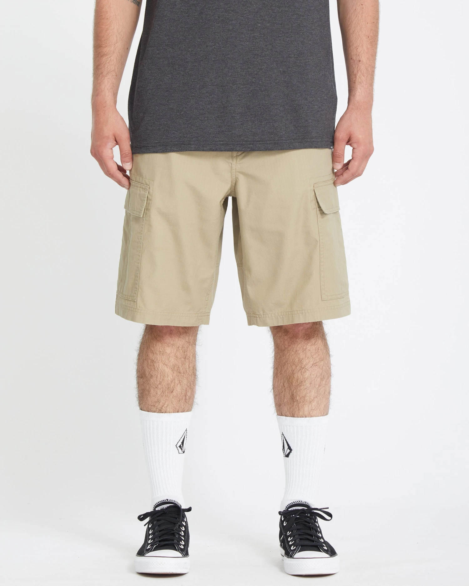 Strange Tripper Cargo 22" Short - KHAKI 3 Strange Tripper Cargo 22" Short - KHAKI