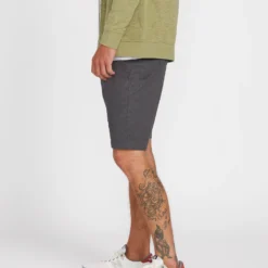 Frickin Modern 19" Strech Short - CHARCOAL HEATHER -Volcom Store A0931602 CHH 1