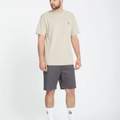 Frickin Modern 19" Strech Short - CHARCOAL HEATHER -Volcom Store A0931602 CHH 2