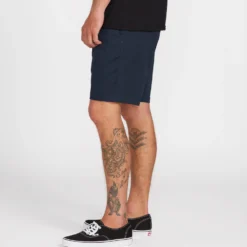 Frickin Modern 19" Strech Short - DARK NAVY -Volcom Store A0931602 DNV 1