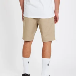 Frickin Modern 19" Strech Short - KHAKI -Volcom Store A0931602 KHA 2