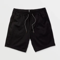 Frickin Elasticated Waist 19" Short - BLACK -Volcom Store A1012304 BLK 6