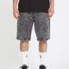 Freazy Loose Elasticated Waist 22" Short - LIGHT ACID BLACK -Volcom Store A1012501 LAB F