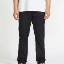 Frickin Slim Stretch Chino Trousers - BLACK