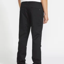 Frickin Slim Stretch Chino Trousers - BLACK -Volcom Store A1112305 BLK 3
