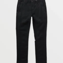 Frickin Slim Stretch Chino Trousers - BLACK -Volcom Store A1112305 BLK 6