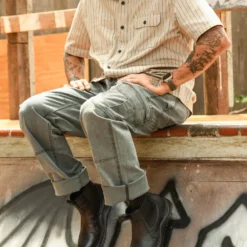 Gage Work Trousers - STEALTH -Volcom Store A1112500 STH LIFESTYLE 1