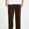 Kraftsman Corduroy Trousers - Brown Stone 1 Kraftsman Corduroy Trousers - Brown Stone -Volcom Store A1112503 BRS 1