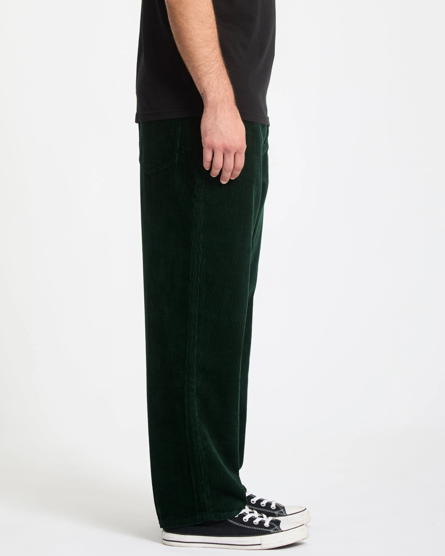 Billow Tapered Corduroy Trousers - Scarab 7 Billow Tapered Corduroy Trousers - Scarab - Image 5