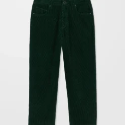 Billow Tapered Corduroy Trousers - Scarab 14 Billow Tapered Corduroy Trousers - Scarab -Volcom Store A1132305 SCB 32