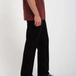 Solver 5 Pocket Corduroy Trousers - Black -Volcom Store A1132312 BLK 5