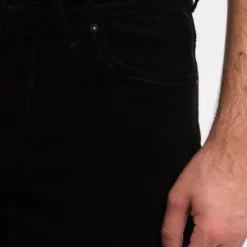 Solver 5 Pocket Corduroy Trousers - Black -Volcom Store A1132312 BLK 7