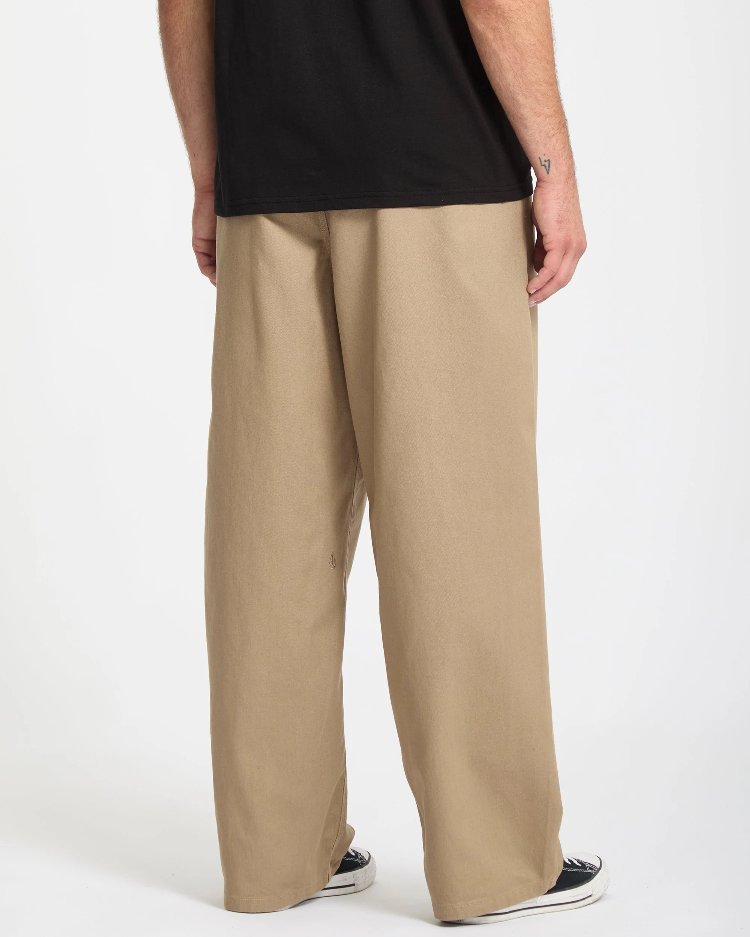 Baggos Pleat Trousers - Khaki 4 Baggos Pleat Trousers - Khaki - Image 2