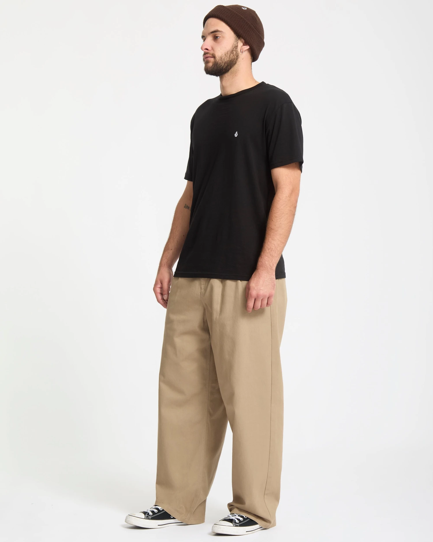 Baggos Pleat Trousers - Khaki 6 Baggos Pleat Trousers - Khaki - Image 4