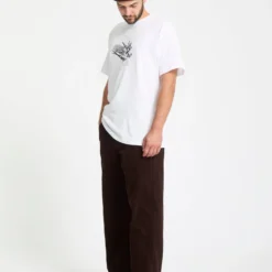 Frickin Loose Tapered Corduroy Trousers - Cacao 12 Frickin Loose Tapered Corduroy Trousers - Cacao -Volcom Store A1132506 CAO 30
