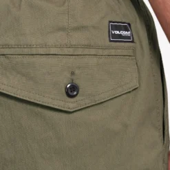 Billow Tapered Elasticated Waist Cargo - WINTERMOSS -Volcom Store A1232407 WMS 2