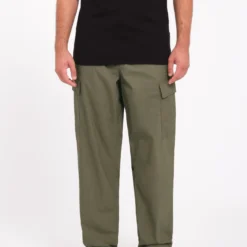 Billow Tapered Elasticated Waist Cargo - WINTERMOSS