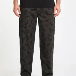 J.J. Villard Elasticated Waist Trousers - Rinsed Black