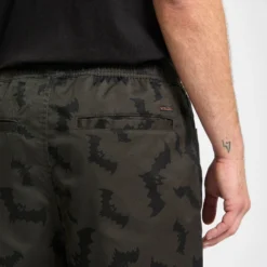 J.J. Villard Elasticated Waist Trousers - Rinsed Black -Volcom Store A1232502 RIB 3