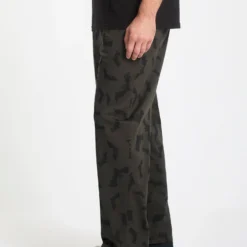 J.J. Villard Elasticated Waist Trousers - Rinsed Black -Volcom Store A1232502 RIB 31