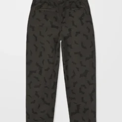 J.J. Villard Elasticated Waist Trousers - Rinsed Black -Volcom Store A1232502 RIB 33