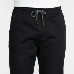 Frickin Slim Jogger Trousers - Black -Volcom Store A1232505 BLK 5