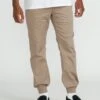 Frickin Slim Jogger Trousers - Khaki -Volcom Store A1232505 KHA 1