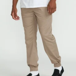 Frickin Slim Jogger Trousers - Khaki 13 Frickin Slim Jogger Trousers - Khaki -Volcom Store A1232505 KHA 31