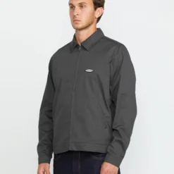 Voider Jacket - ASPHALT BLACK -Volcom Store A1612303 ASB 1