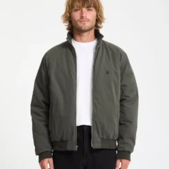 Damerman Bomber Jacket - Rinsed Black