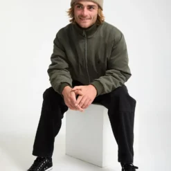 Damerman Bomber Jacket - Rinsed Black -Volcom Store A1632504 RIB 7