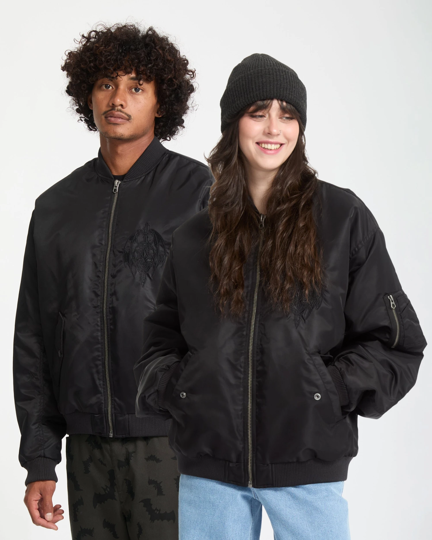 Skullarstone Bomber Jacket - Black 3 Skullarstone Bomber Jacket - Black