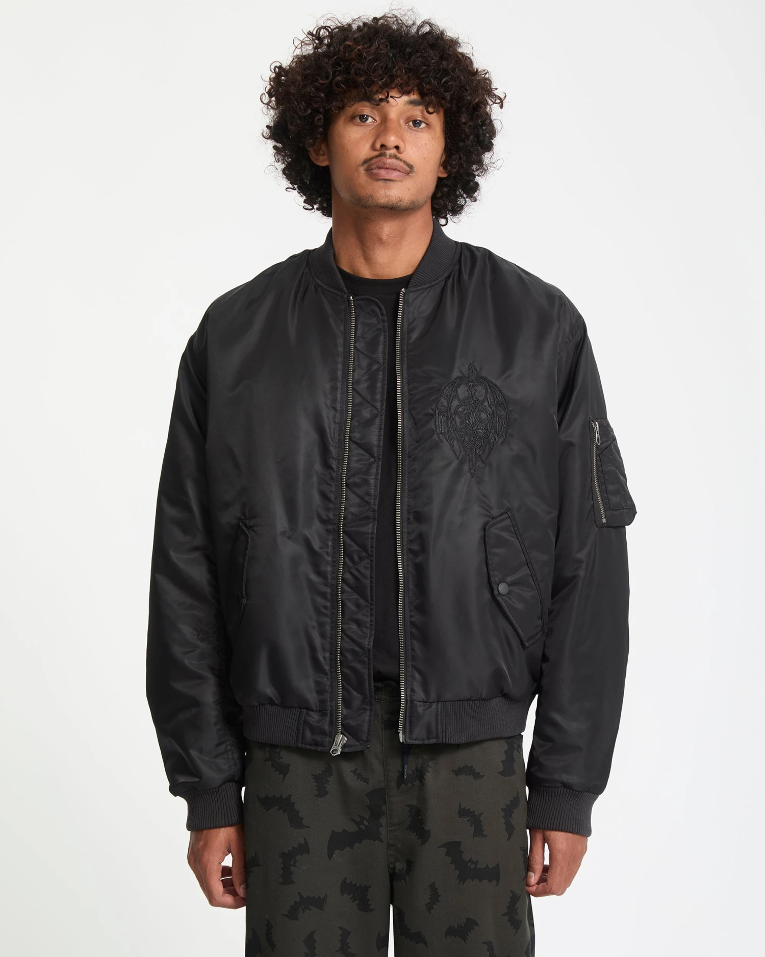 Skullarstone Bomber Jacket - Black 4 Skullarstone Bomber Jacket - Black - Image 2
