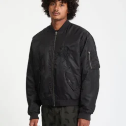 Skullarstone Bomber Jacket - Black 30 Skullarstone Bomber Jacket - Black -Volcom Store A1632505 BLK 31 72921fbf 4b16 483c 84ed 62d8c118cc59