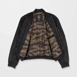 Skullarstone Bomber Jacket - Black 33 Skullarstone Bomber Jacket - Black -Volcom Store A1632505 BLK 34 142e9f22 437b 49e4 9eff 6c077594f786