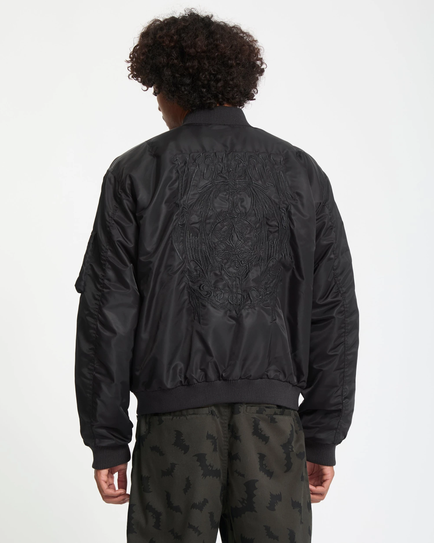 Skullarstone Bomber Jacket - Black 5 Skullarstone Bomber Jacket - Black - Image 3
