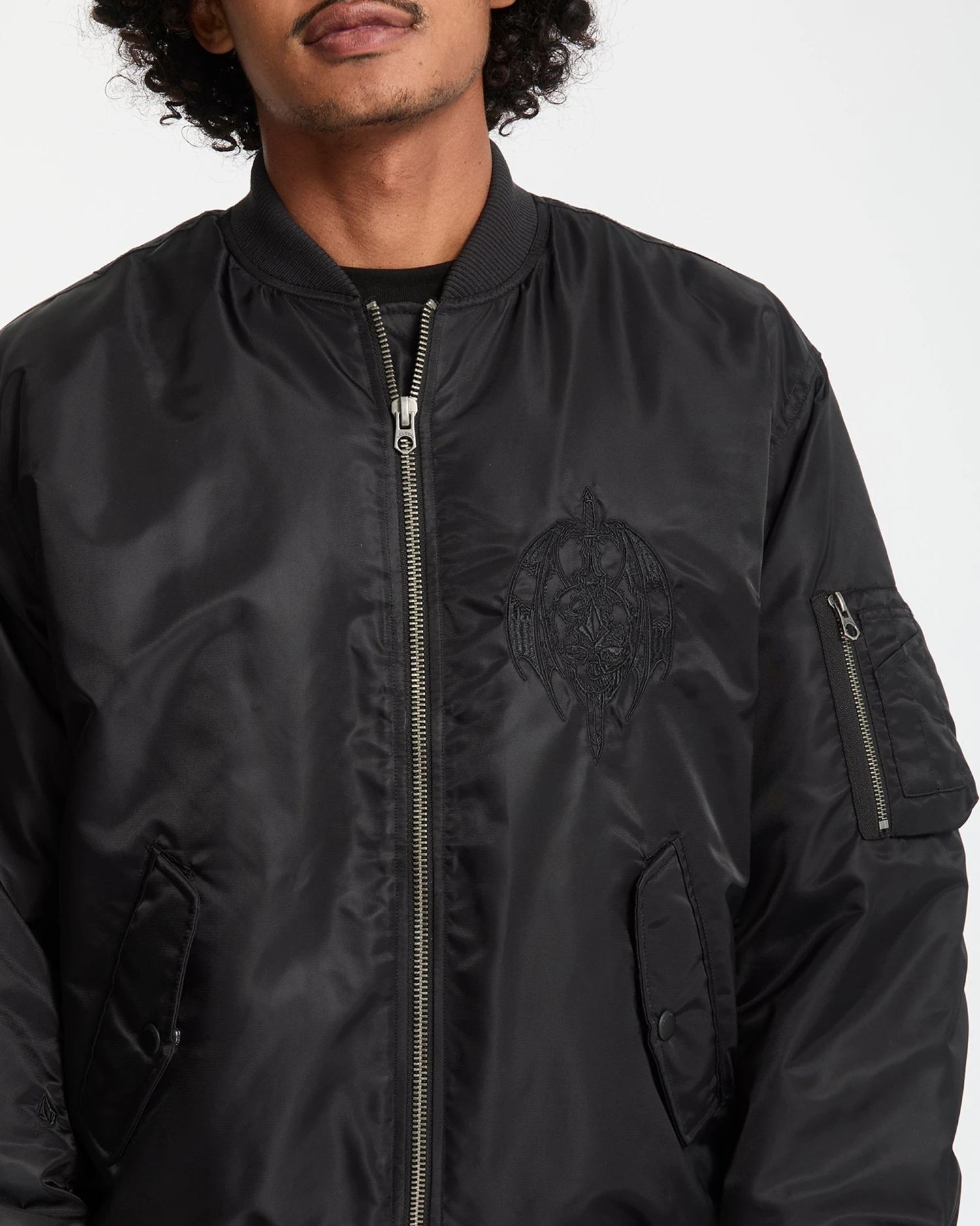 Skullarstone Bomber Jacket - Black 10 Skullarstone Bomber Jacket - Black - Image 8