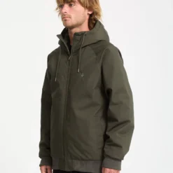 Hernan 10K Jacket - Rinsed Black -Volcom Store A1732408 RIB 31