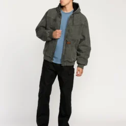 Hamilstorm Jacket - Rinsed Black -Volcom Store A1732500 RIB 30