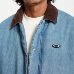 Stonewish Jacket - Denim -Volcom Store A1732502 DEN 4