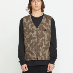 Operators Vest - BRINDLE -Volcom Store A1812500 BNL 5