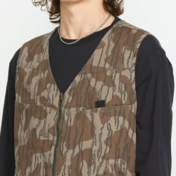 Operators Vest - BRINDLE -Volcom Store A1812500 BNL 8