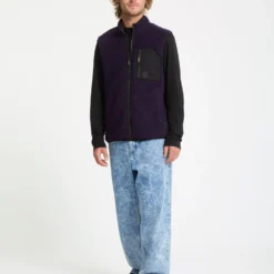 Muzzer Fuzzar Vest - Dark Purple -Volcom Store A1832303 DPL 4