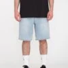 Billow Denim Short - DESERT DIRT INDIGO -Volcom Store A2012200 DDN f