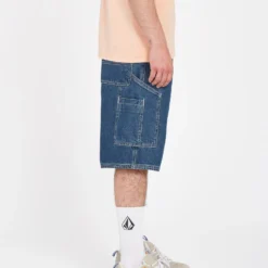 Labored Denim Utility Short - INDIGO RIDGE WASH -Volcom Store A2012301 IRW 2