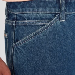 Labored Denim Utility Short - INDIGO RIDGE WASH -Volcom Store A2012301 IRW 4