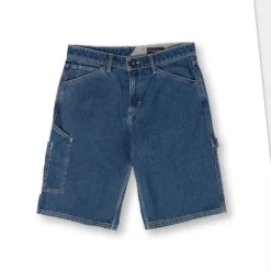Labored Denim Utility Short - INDIGO RIDGE WASH -Volcom Store A2012301 IRW 5