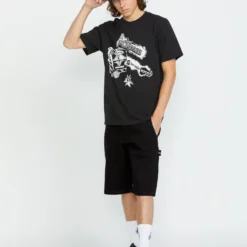 Sawhorse Denim Short - BLACK -Volcom Store A2042400 BLK 3